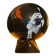 Glazed Earthenware Ball Lamp - Longwy Enamels - "Pierrot at the" Decor