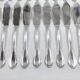 Sfam - 12 Art Deco Fish Cutlery