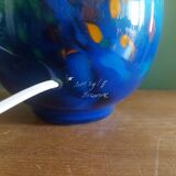 Lampe en verre soufflé soisy, essonne