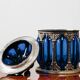 Centrotavola Large Royal Sheffield Collection Blue Service Jar 1950’s