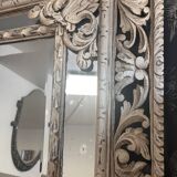 Patinated XIX century cloisonné mirror.