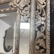 Patinated XIX century cloisonné mirror.