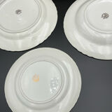 Porcelain plates signed moulin des loups 18 pieces