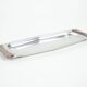 Rectangular stainless steel tray, Danish design, 1970s, made in Denmark