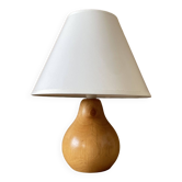 Petite lampe en bois tourné
