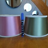 Pair of vintage bronze lamps