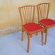 Pair of vintage bistro chairs