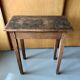 Console table in raw wood