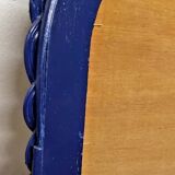 Oval Woven Rattan Mirror 60s/70s Vintage 49X35