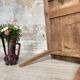 Table de ferme vintage en bois brut