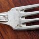 Christofle, Paris - Set of 4 dessert forks - Vendôme model (Louis XIV style) - in metal