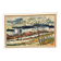 Large Original Swedish Oil on Panel – “Landscape with Houses and Trees” by Stig Hallblom – Signed – Vintage & Framed 90×59.5cm (35.4"×23.4")