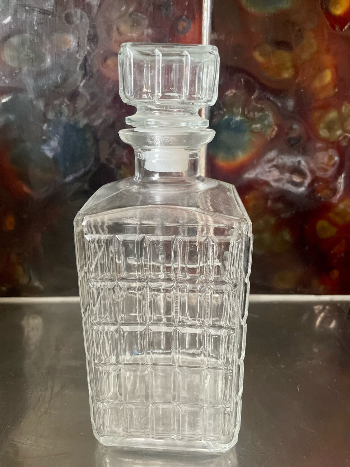 Vintage whisky bottle decanter