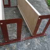 Modular metal wall shelf, vintage 80s