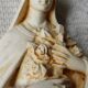 Ste Thérèse de l'Enfant Jésus plâtre ancienne