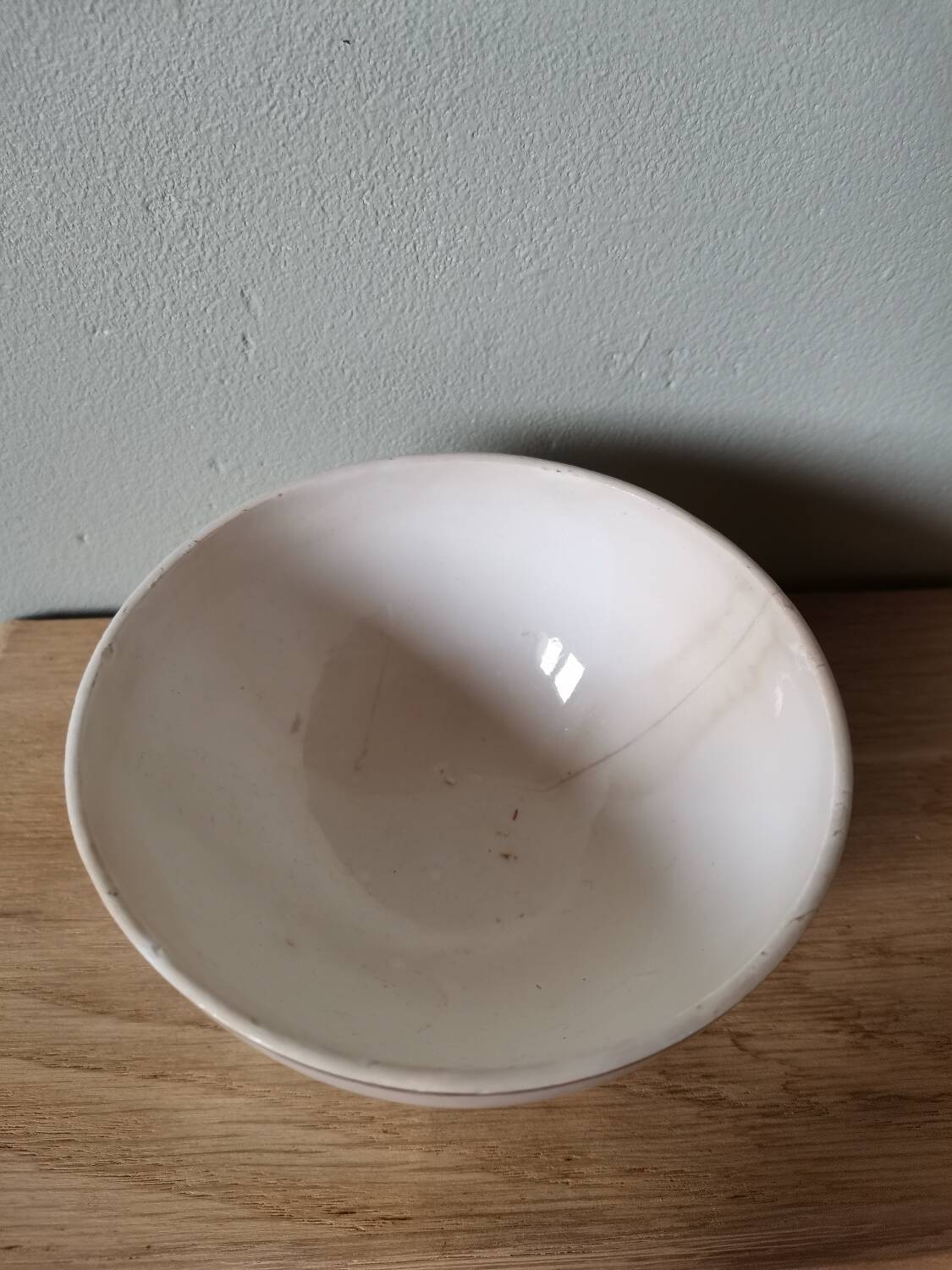 Vintage fluted bowl Sarreguemines Digoin France flower pattern