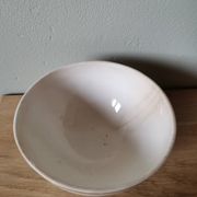 Vintage fluted bowl Sarreguemines Digoin France flower pattern