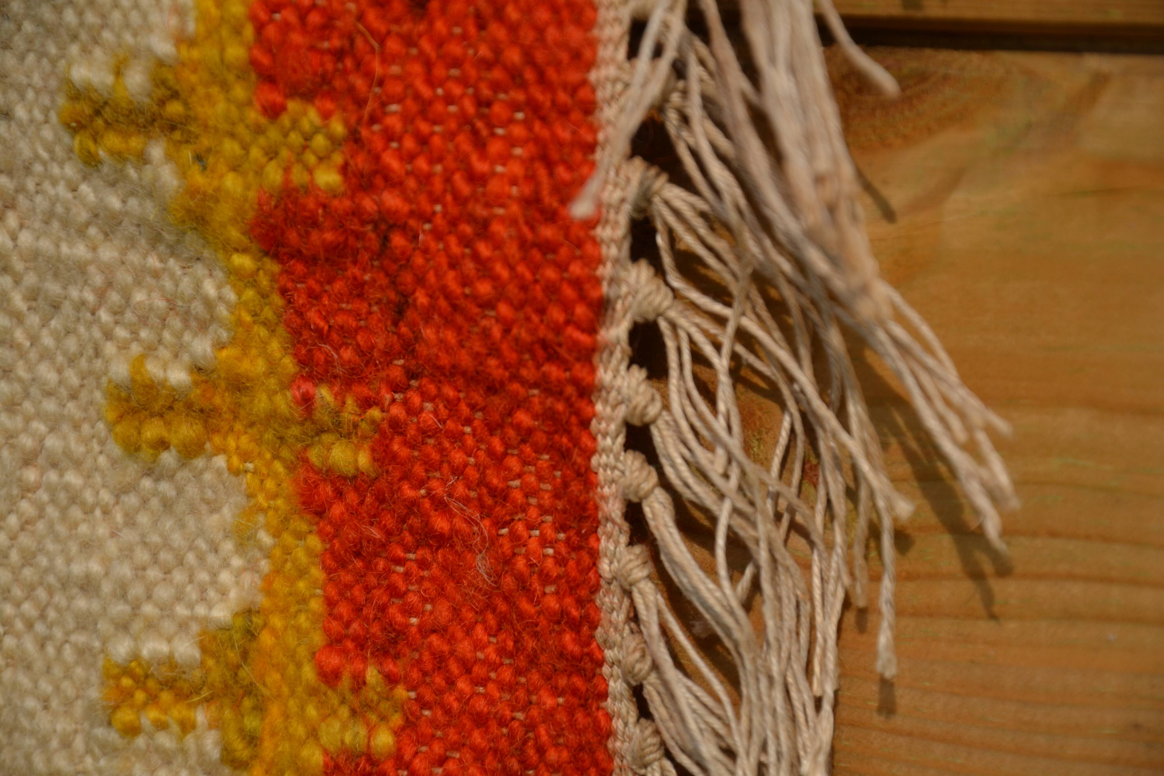 Kilim tapestry by Polish designer M. Domanska 1971