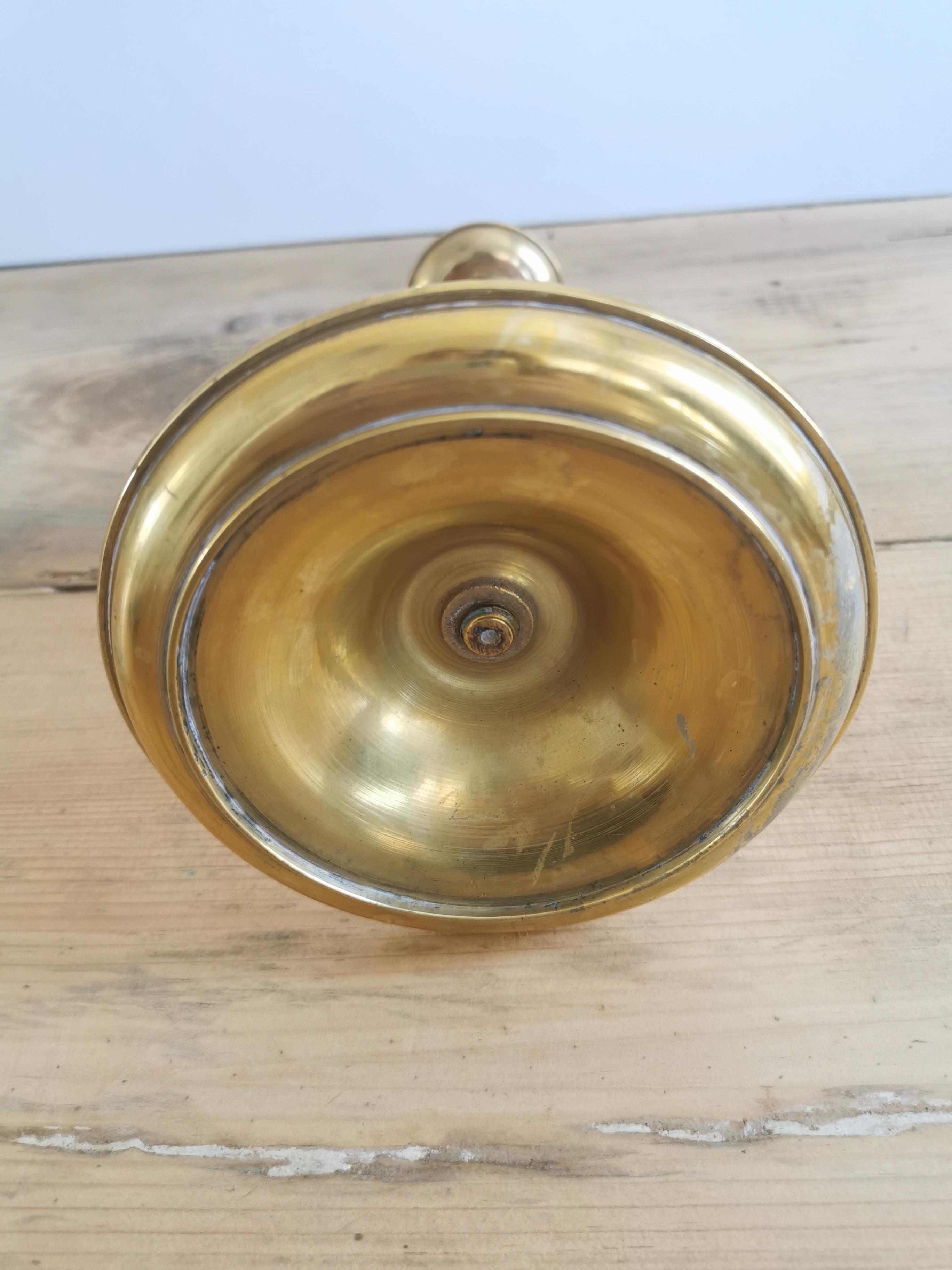 Vintage brass candle holder