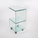 Pair of glass tables