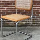 Cesca design chair model b32 in chrome