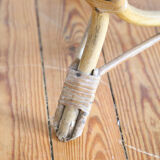 Nice rattan coffee table, vintage