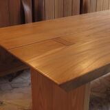 Solid elm table or desk Maison Regain