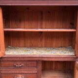 Vintage Parisian pine cabinet.