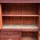 Vintage Parisian pine cabinet.