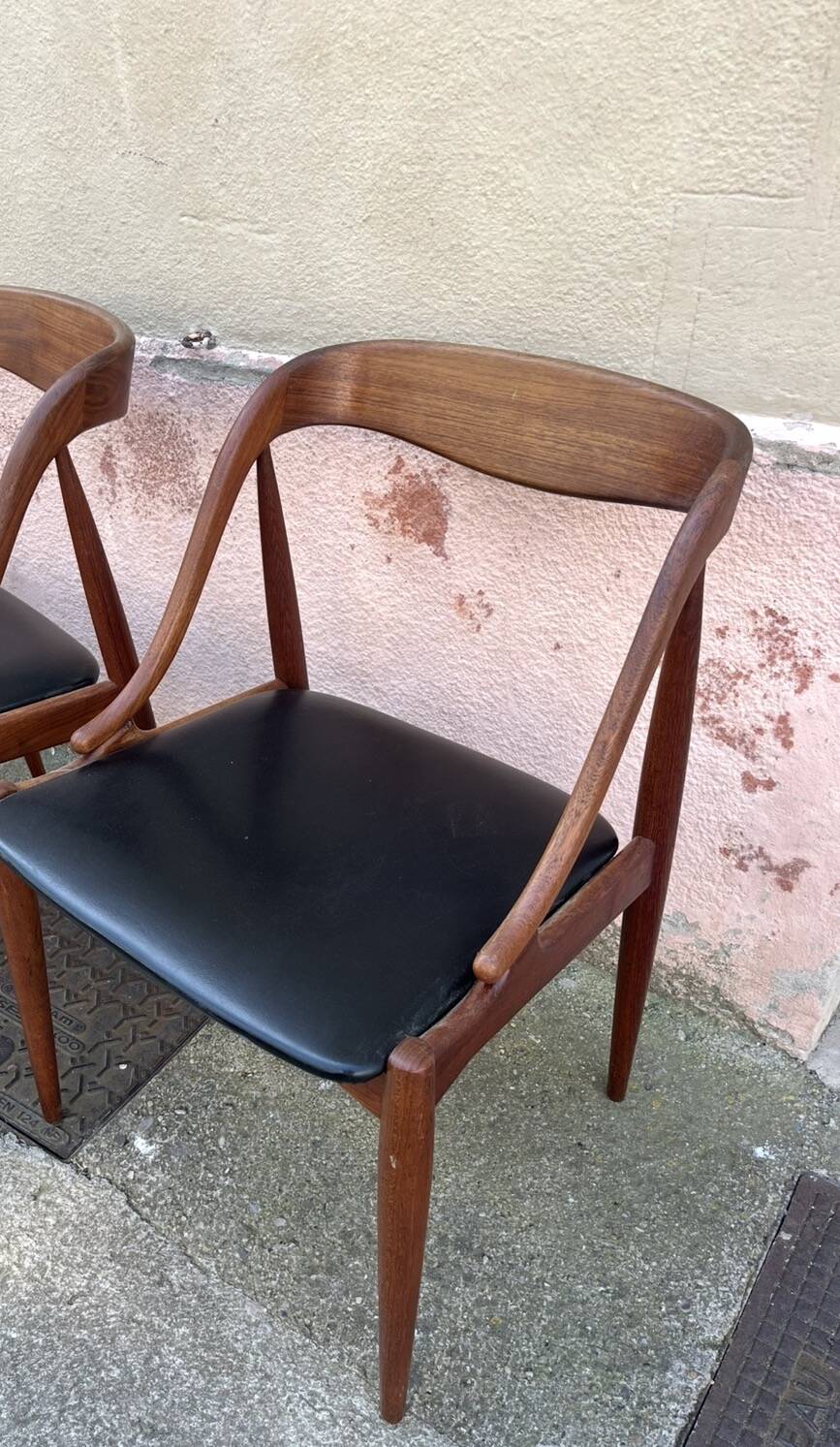 Chaise danoise en teck de Johannes Andersen