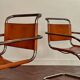 Pair of MR20 armchairs by Ludwig Mies van der Rohe, 1970s edition