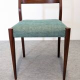 Série de 4 chaises scandinaves en teck, années 60-70