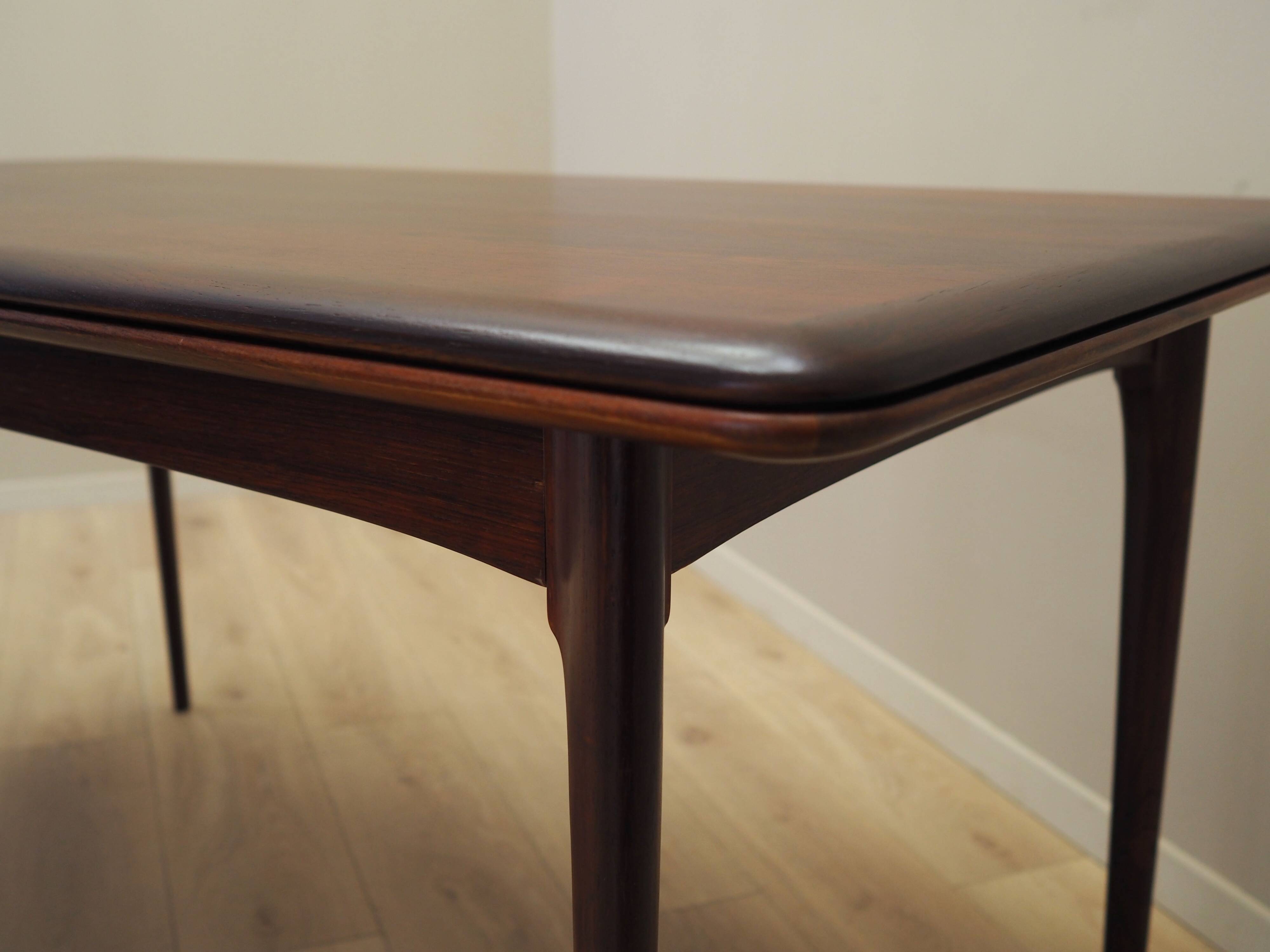 Rosewood table, Danish design, 1970s, production: Denmark