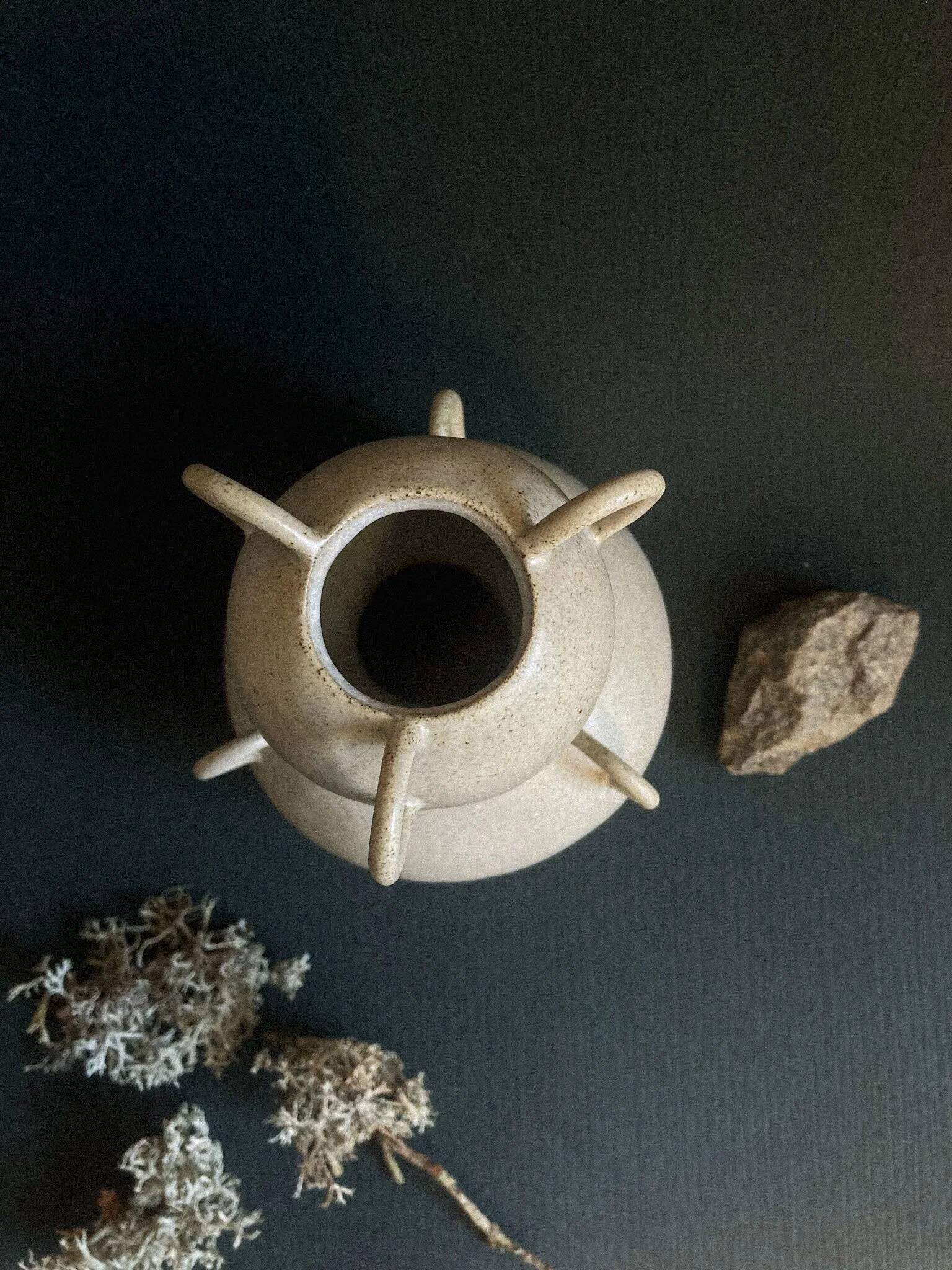 Stone calabash, vase