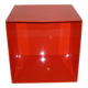 Orange cubic shelf from the 1970s.