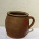 Sandstone pot with handle