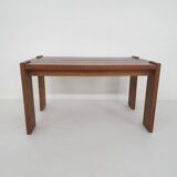 Solid oak dining table, The Netherlands 1970's