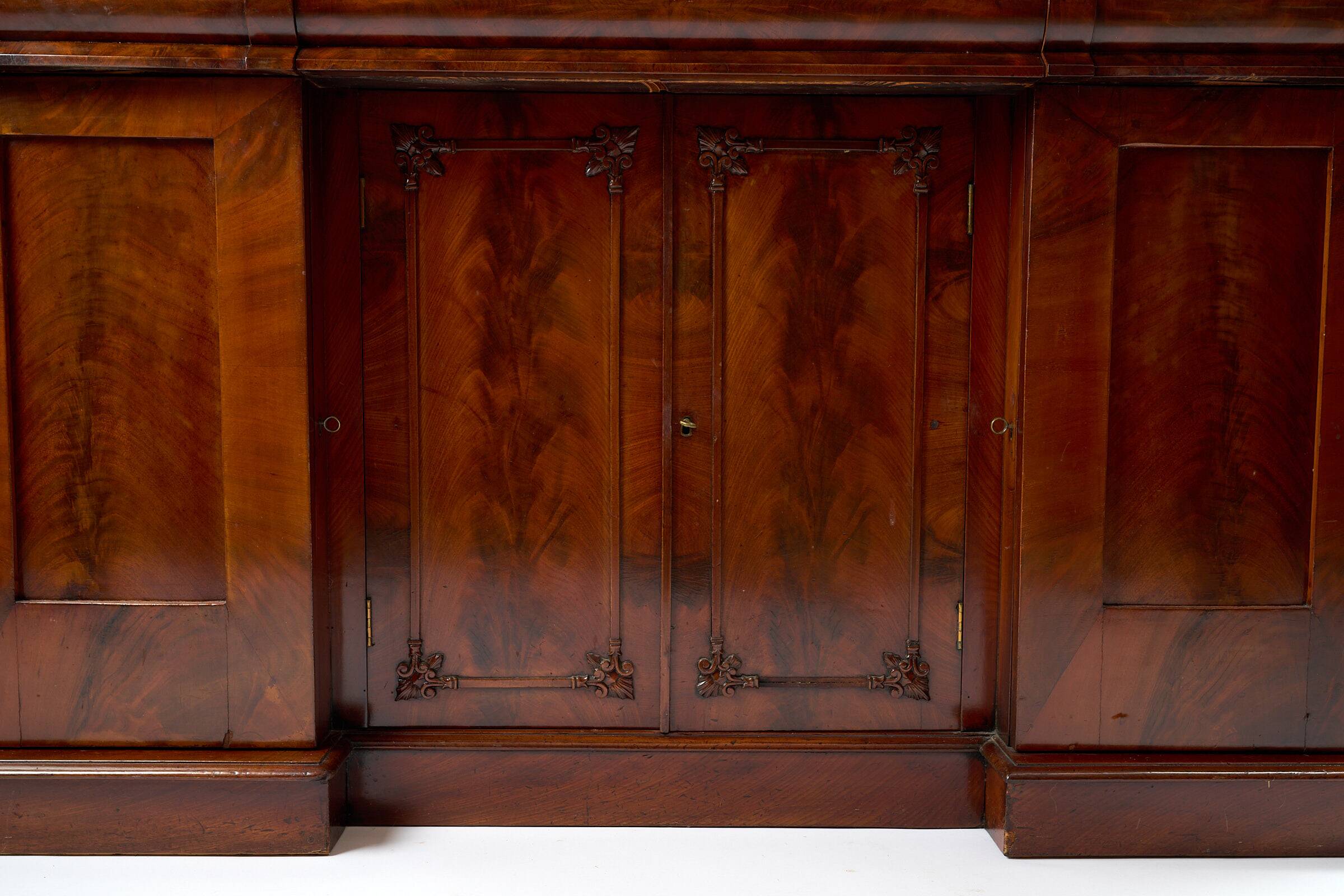 Four-door mahogany sideboard