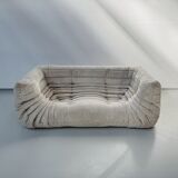 Beige Amrest Togo Sofa attributed to Michel Ducaroy for Ligne Roset, 1970s.