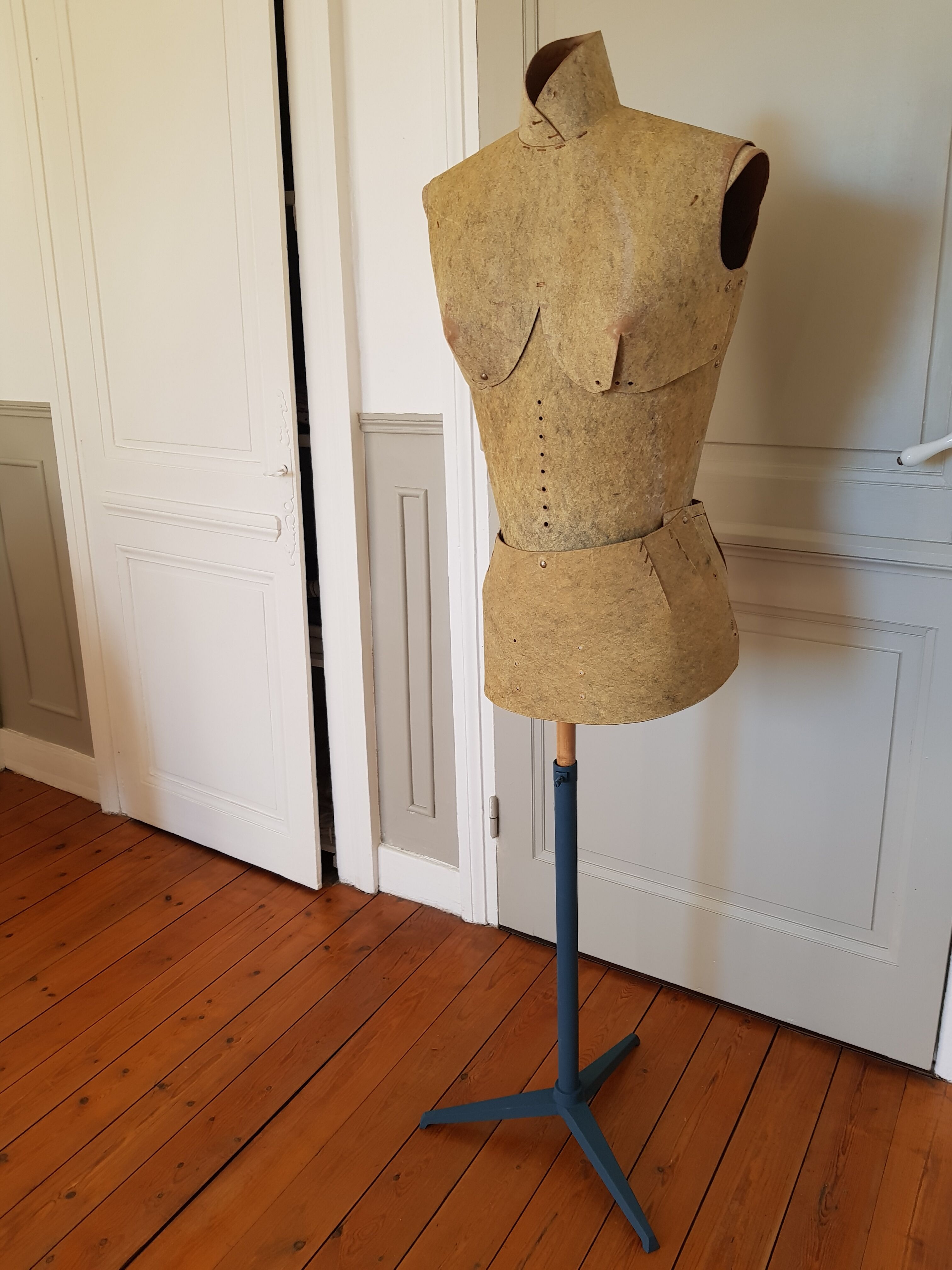 Old couture mannequin