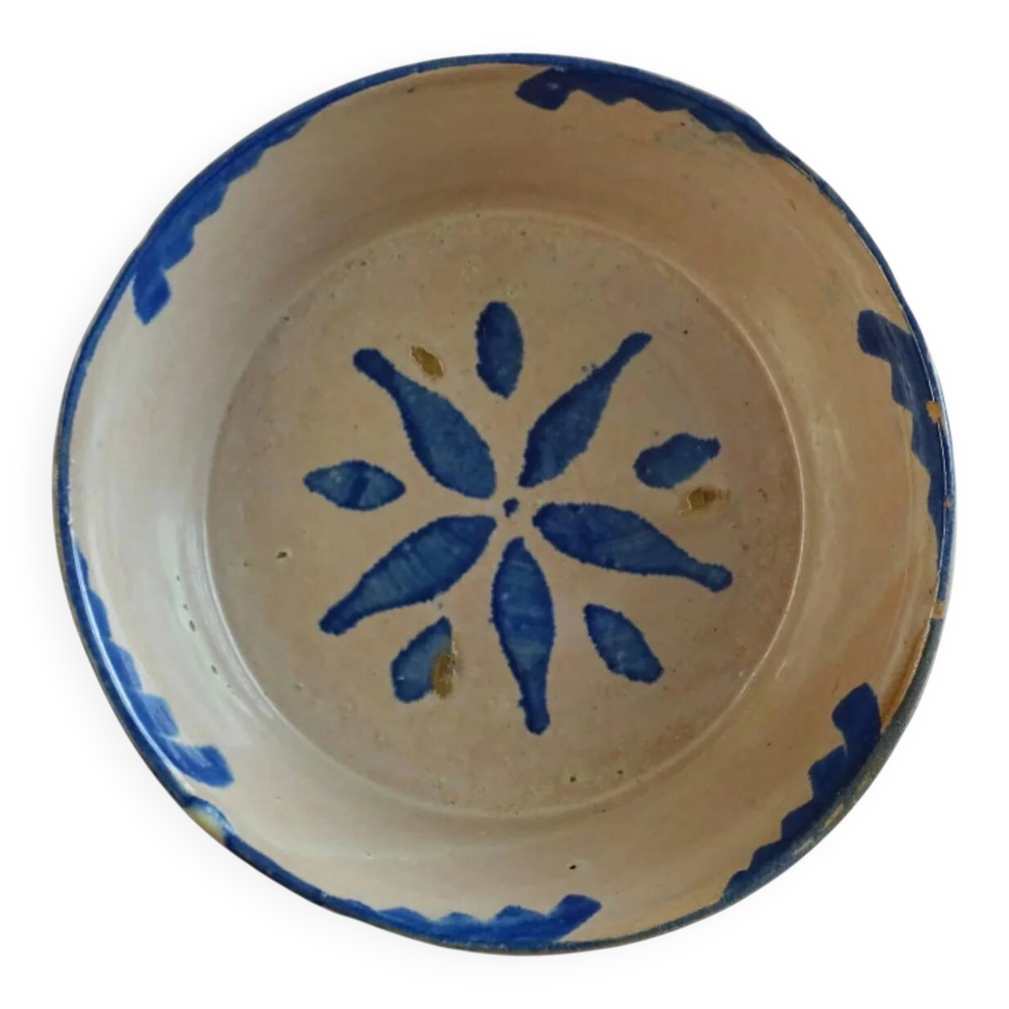 Lebrillo en céramique Fajalauza espagnole antique