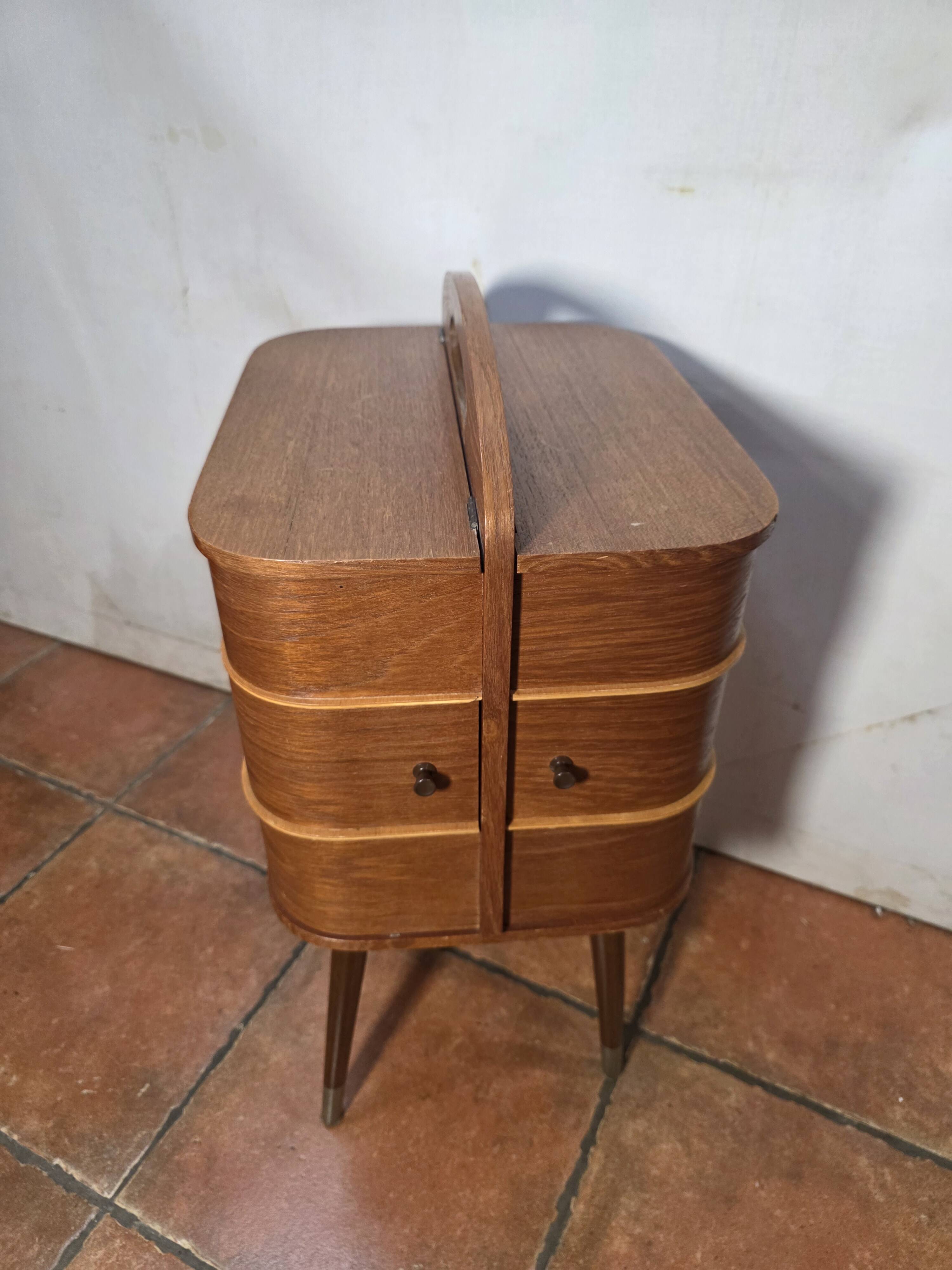 Scandinavian Teak Worker, Danish Design, 1960s
