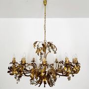 Stunningly Large Italian Hollywood Regency Chandelier by Hans Kögl