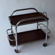 Modernist rolling dessert bar from the 1930s by Robert Mallet-Stevens.