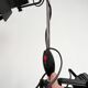 Black vintage floor lamp, 1970's