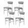 Chaises espagnoles vintage, années 1960, lot de 4