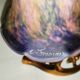 Art nouveau tulip style bronze lamp signed
