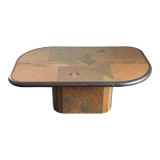 Brutalist Style Salon Table by Paul Kingma