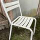 Duo of vintage metal Tolix chairs