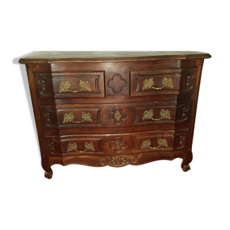 Commode louis XlV 4 drawers applications bronze french manufacture